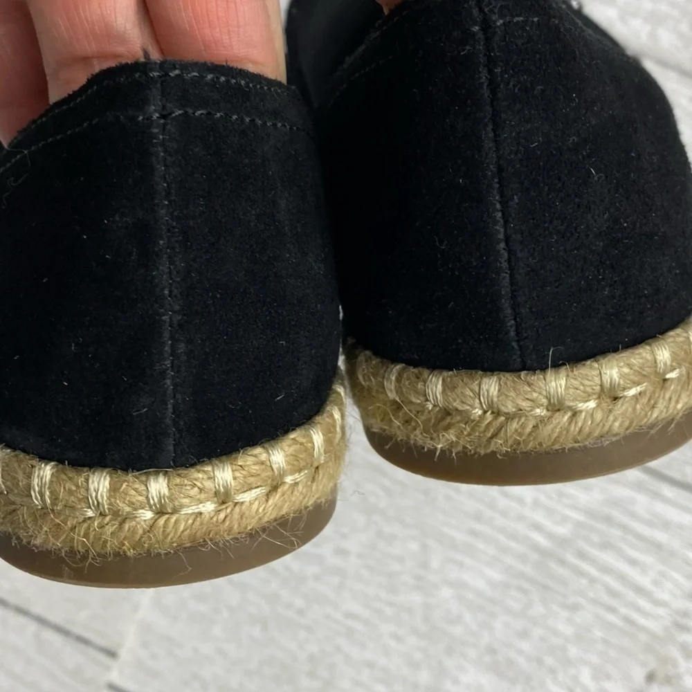 Anne Klein Black Kaylie Espadrilles size 6.5